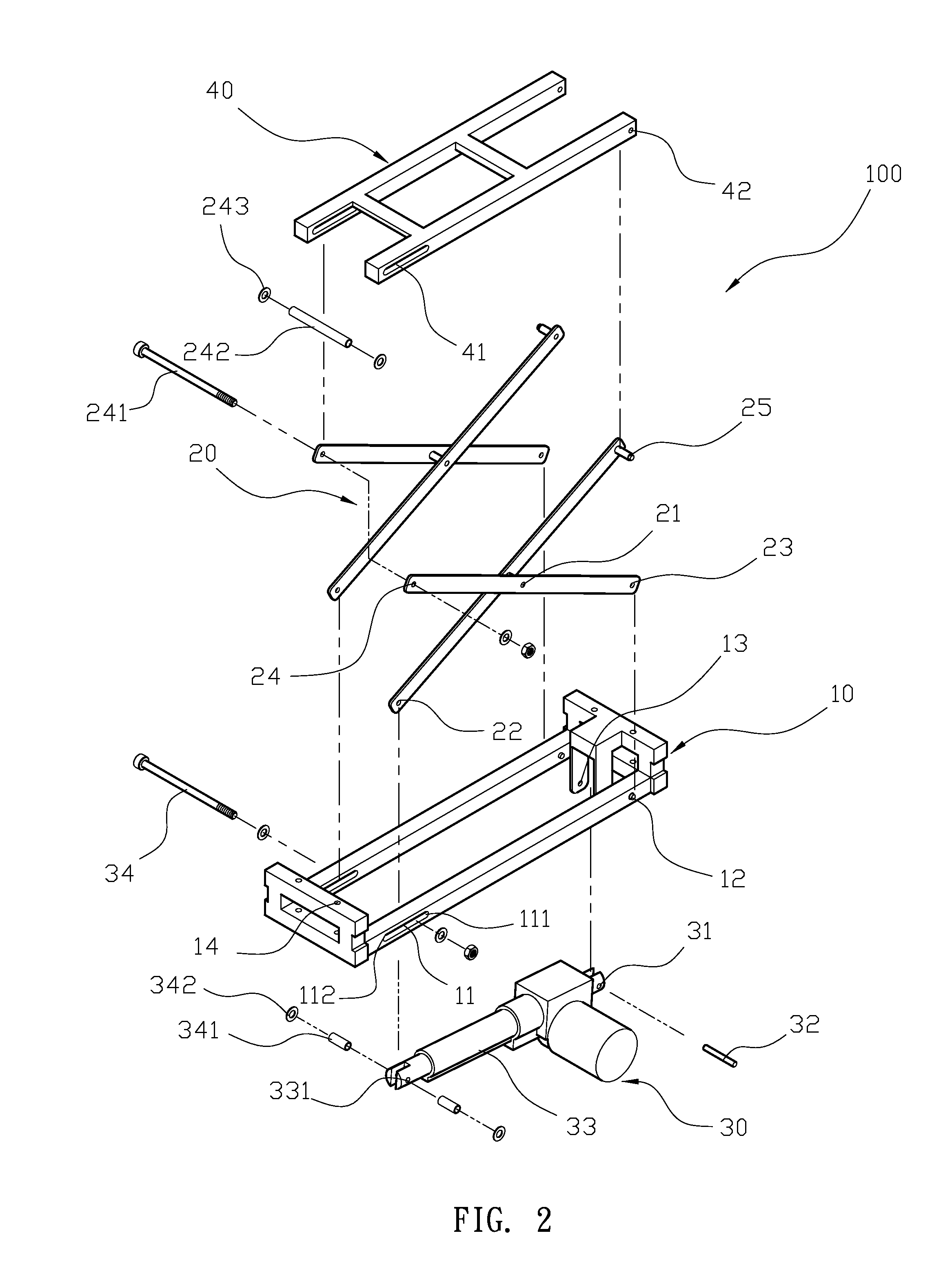 Lower-back supporting structure for a bed or a chair