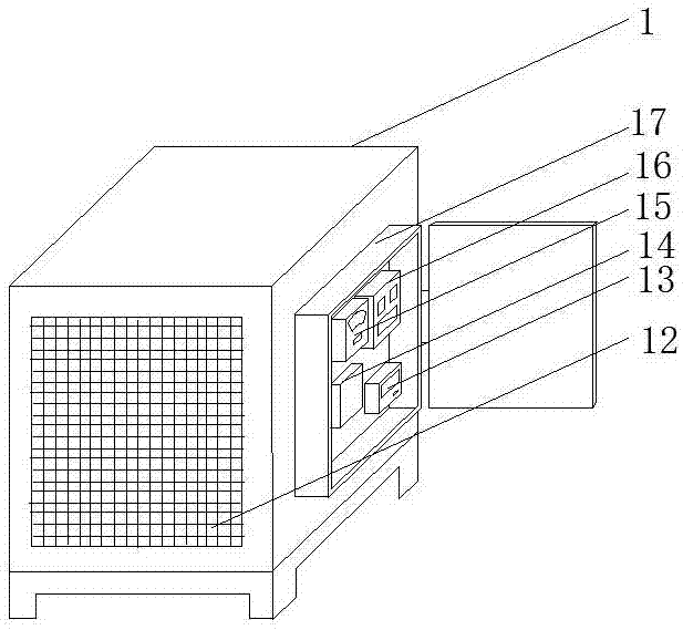 Environment-friendly lampblack purifying machine