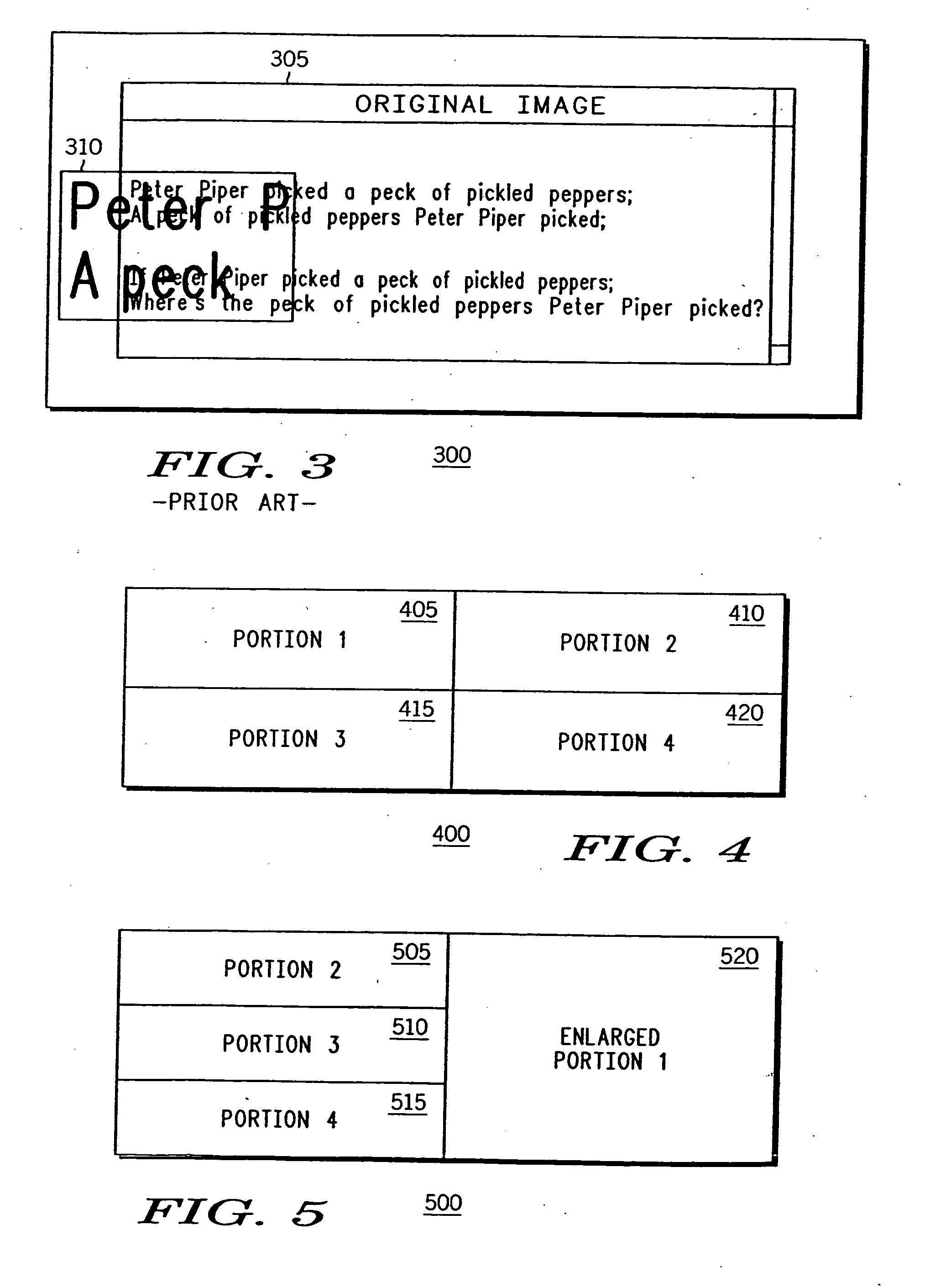 Method and apparatus for preserving, enlarging and supplementing image content displayed in a graphical user interface