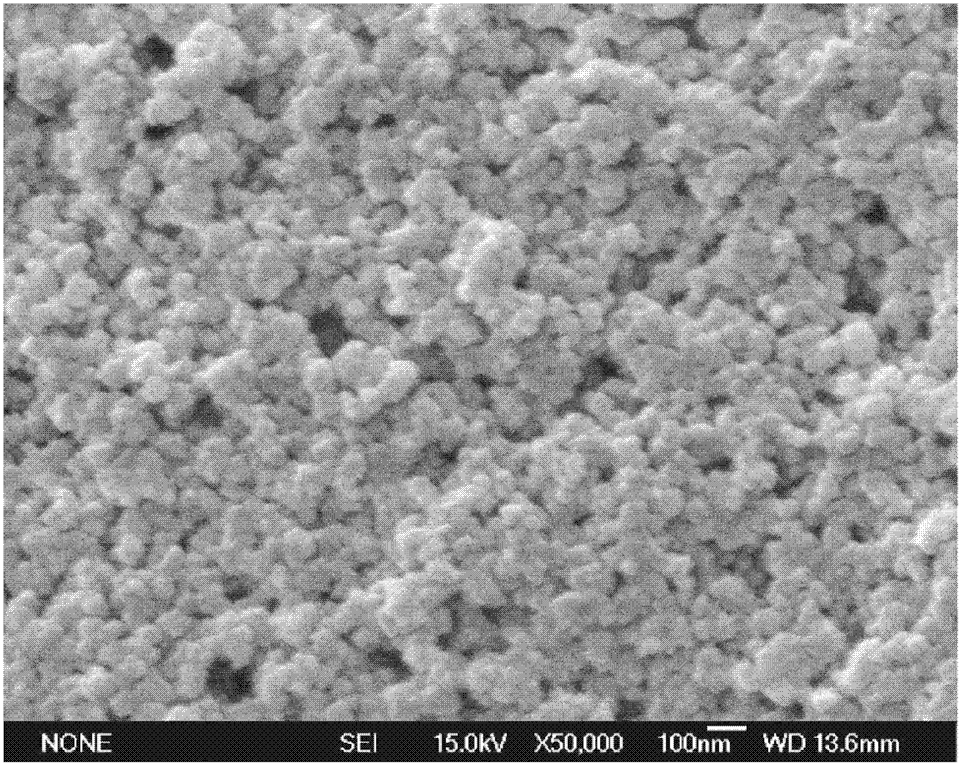 Method for preparing lithium iron phosphate/carbon composite material by using aniline