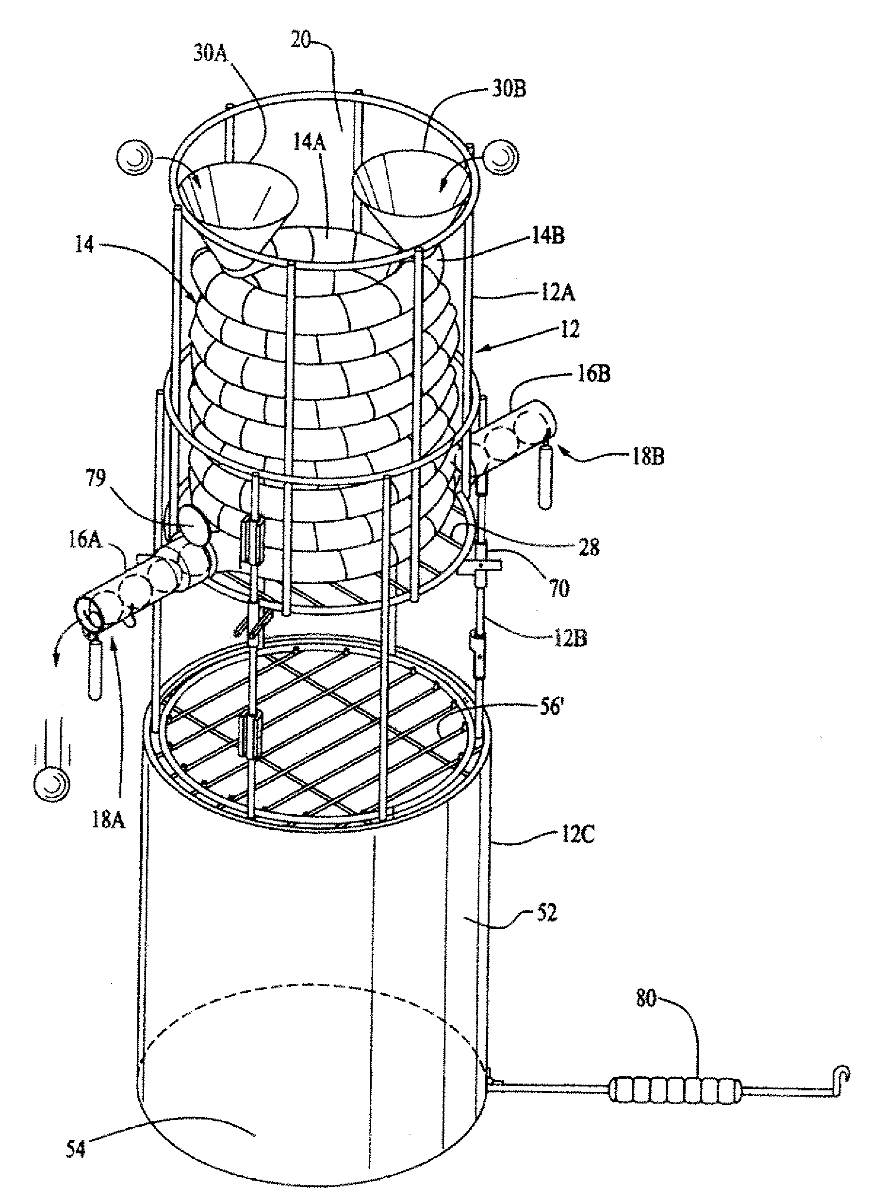 Tennis ball delivery device