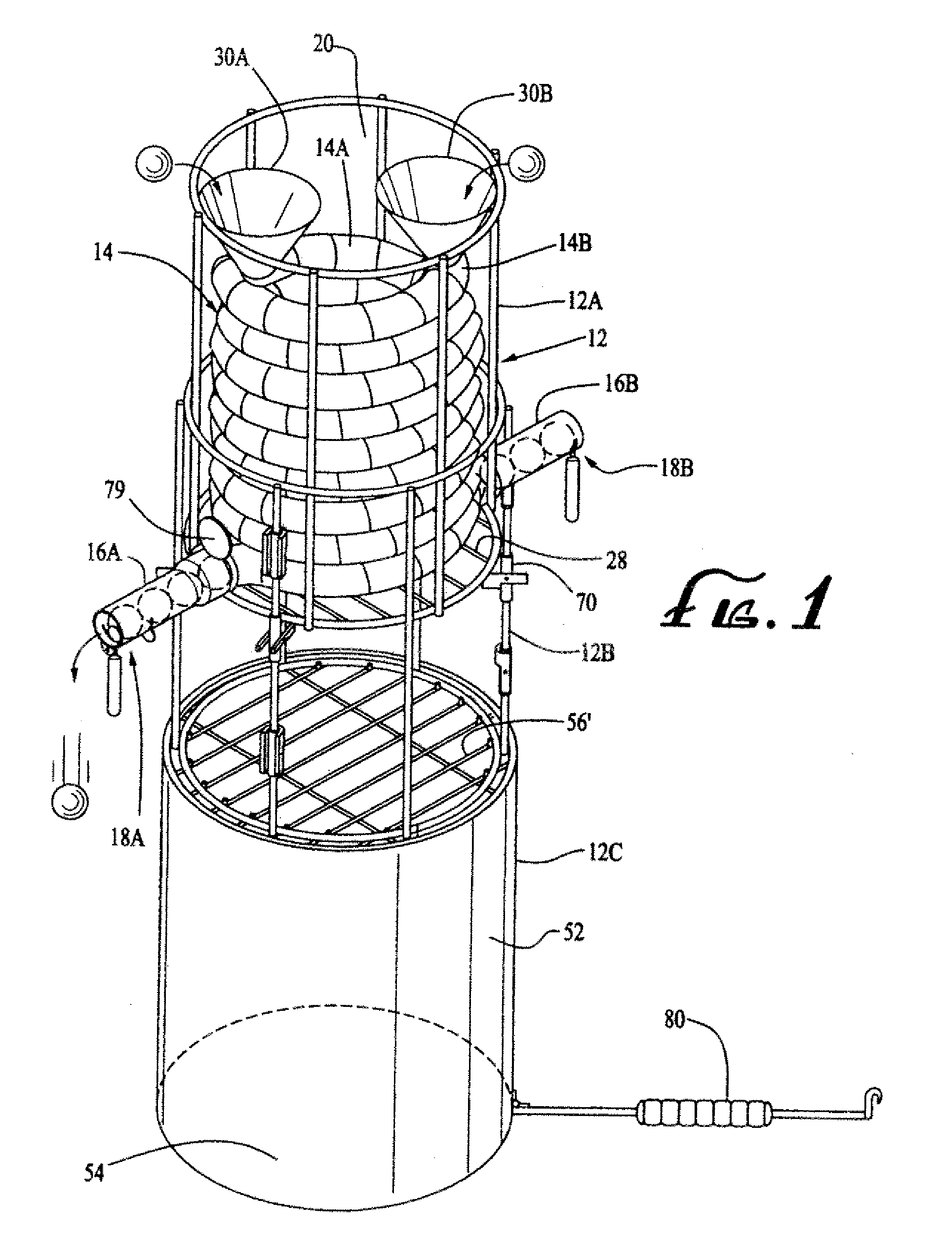 Tennis ball delivery device