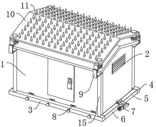 Safe anti-collision prefabricated substation