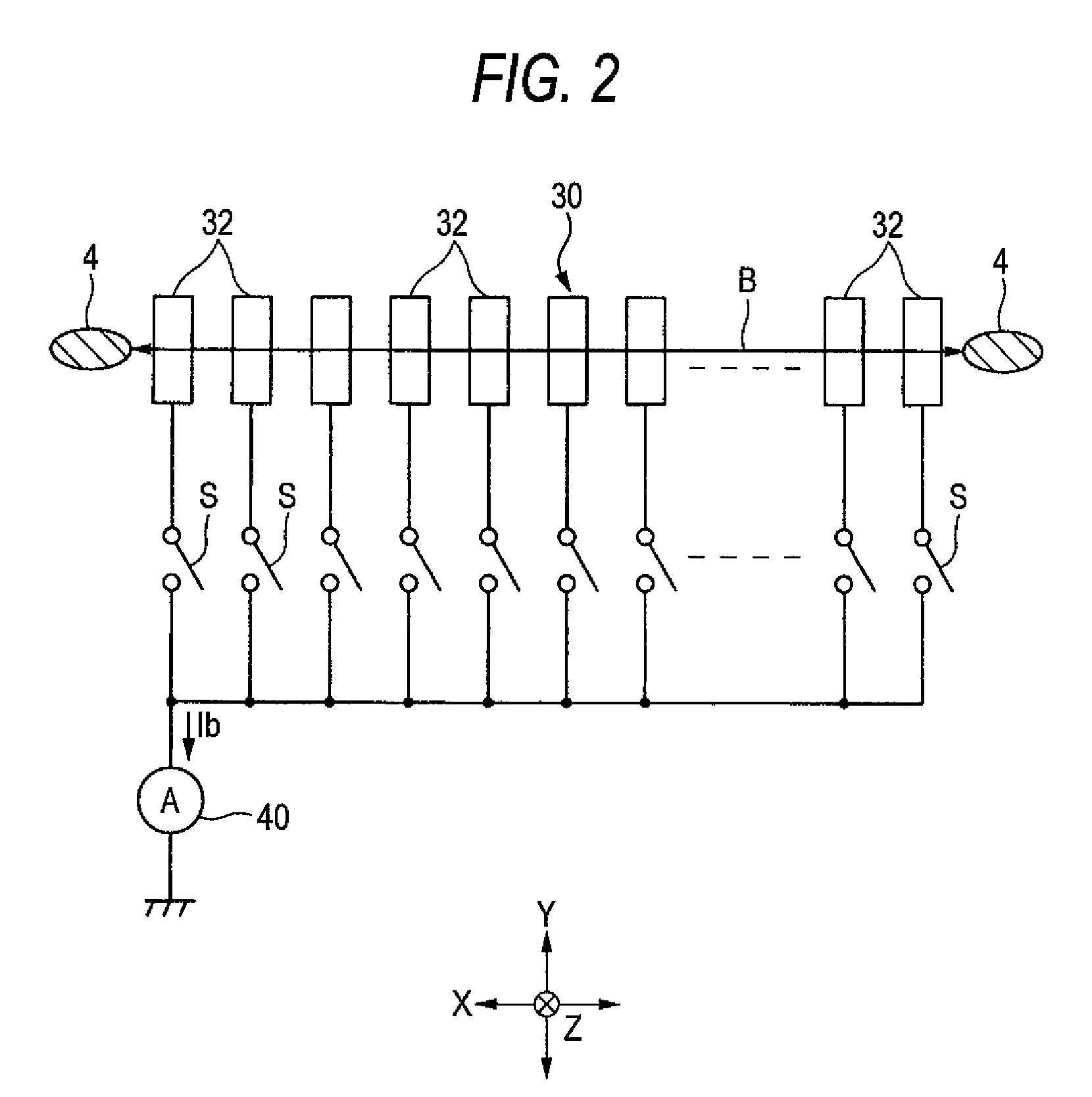 Method and apparatus of measuring beam current waveforms