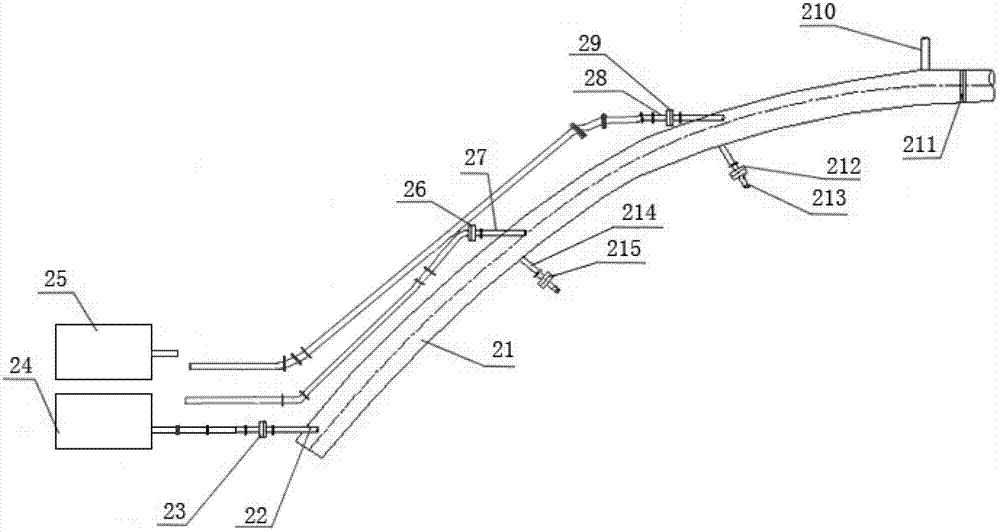 In-pipe concrete vacuum auxiliary filling method for large concrete-filled steel tubular structure and filling method