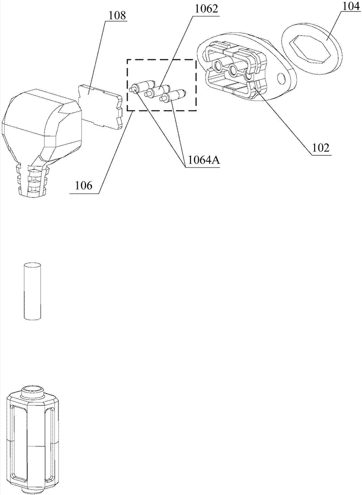 Plug-in assembly, short circuit withstanding circuit and electric vehicle