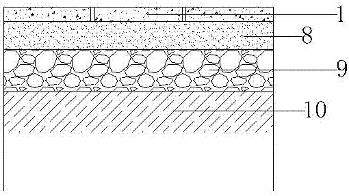 Lock-catch-gap water permeable brick