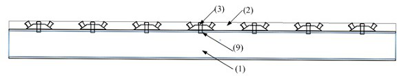 A steel-uhpc thin plate composite structure system for rapid assembly of steel plate brackets and clustered inclined nails