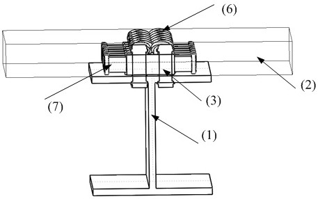 A steel-uhpc thin plate composite structure system for rapid assembly of steel plate brackets and clustered inclined nails