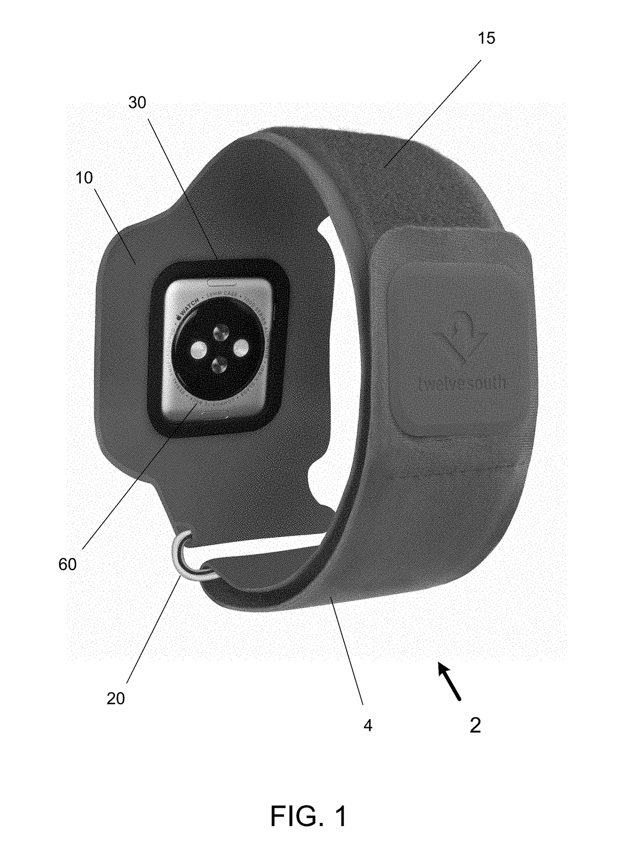 Wearable holder for securing a smart watch