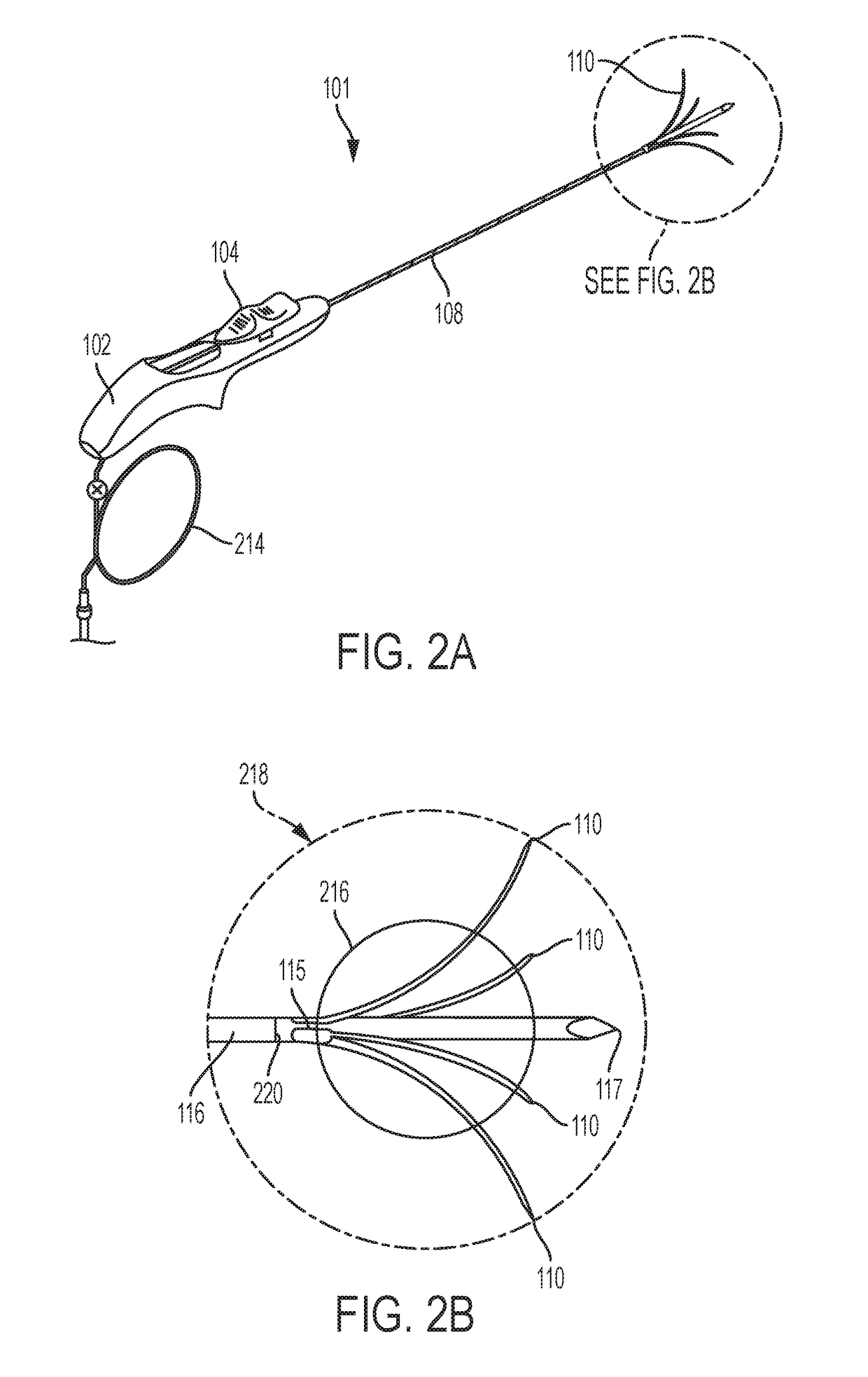 Techniques for irreversible electroporation using a single-pole tine-style internal device communicating with an external surface electrode