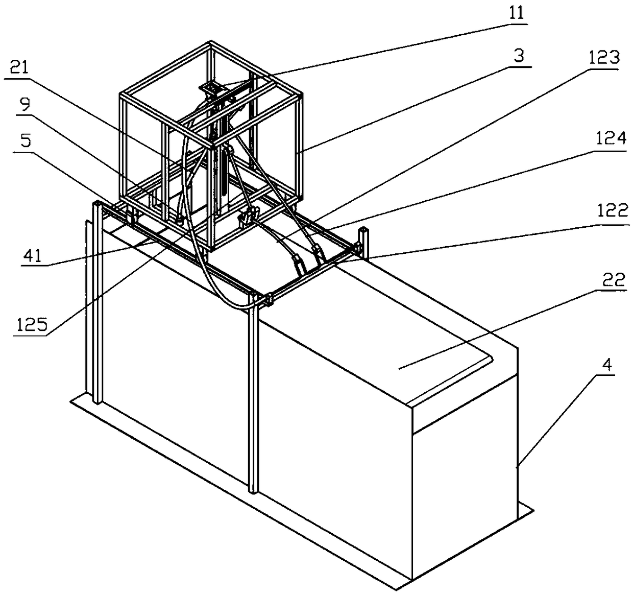 Seeding device for simulating field vibration working environment in laboratory