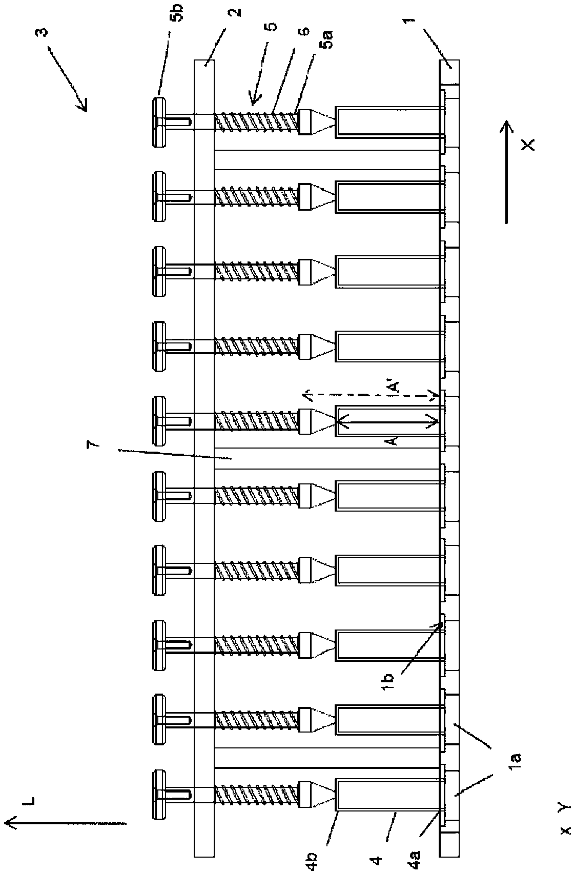 Receptacle for one or more sample containers