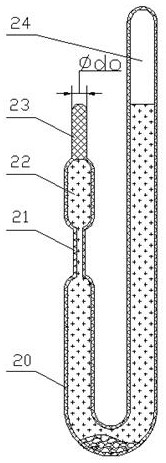 Seed crystal growth device convenient for seed crystal transplantation