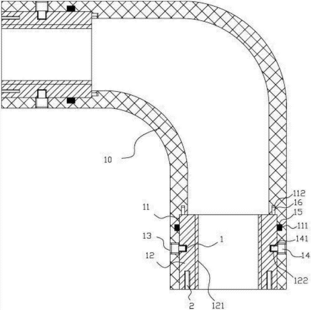 Bend pipe fitting