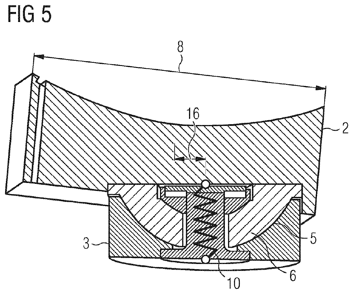 Sliding bearing pad support