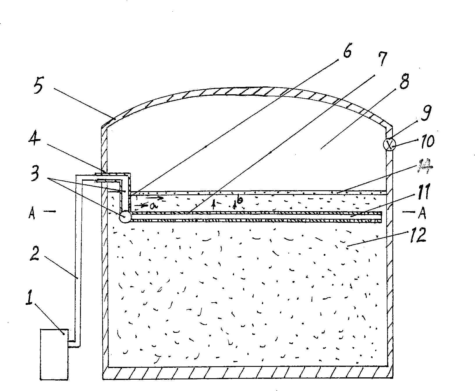 Method for storing grains in storehouse with controlled temperature and device thereof