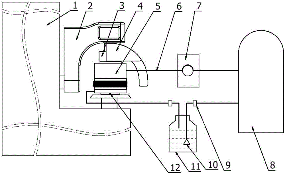 A joint motion simulation test system with biological cultivation function