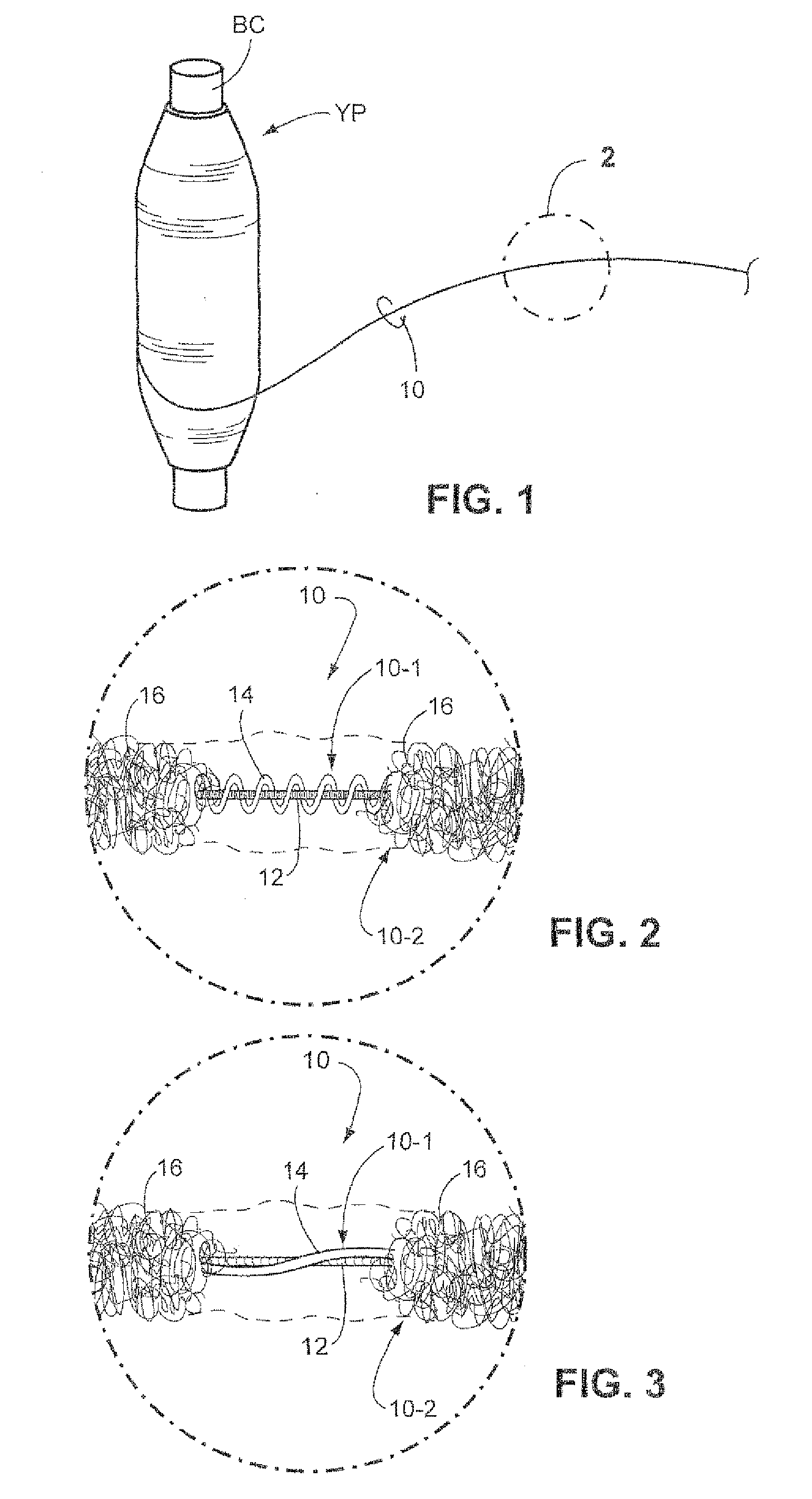 Elastic composite yarns and woven fabrics made therefrom, and methods and apparatus for making the same