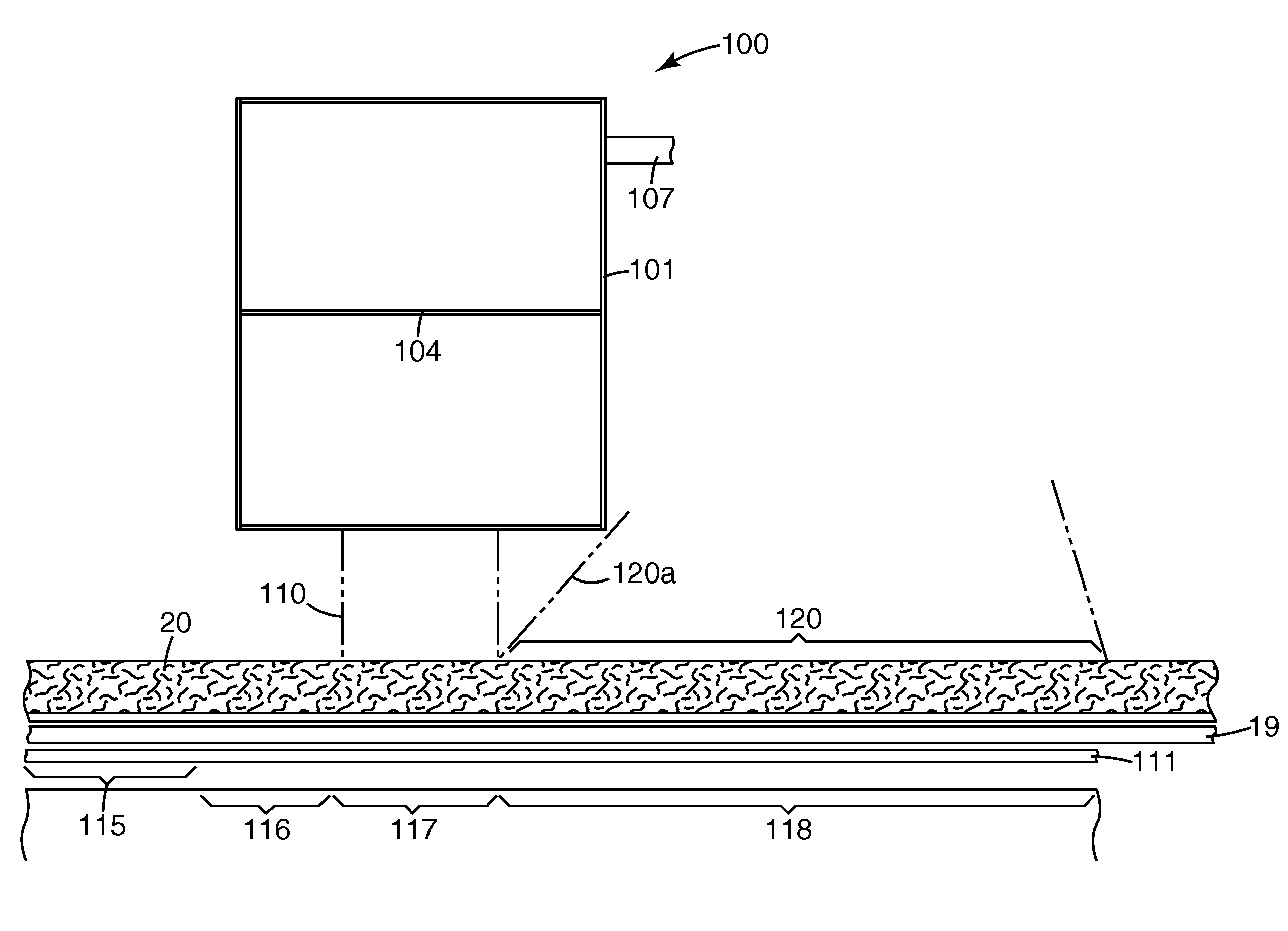 Pleated filter with monolayer monocomponent meltspun media