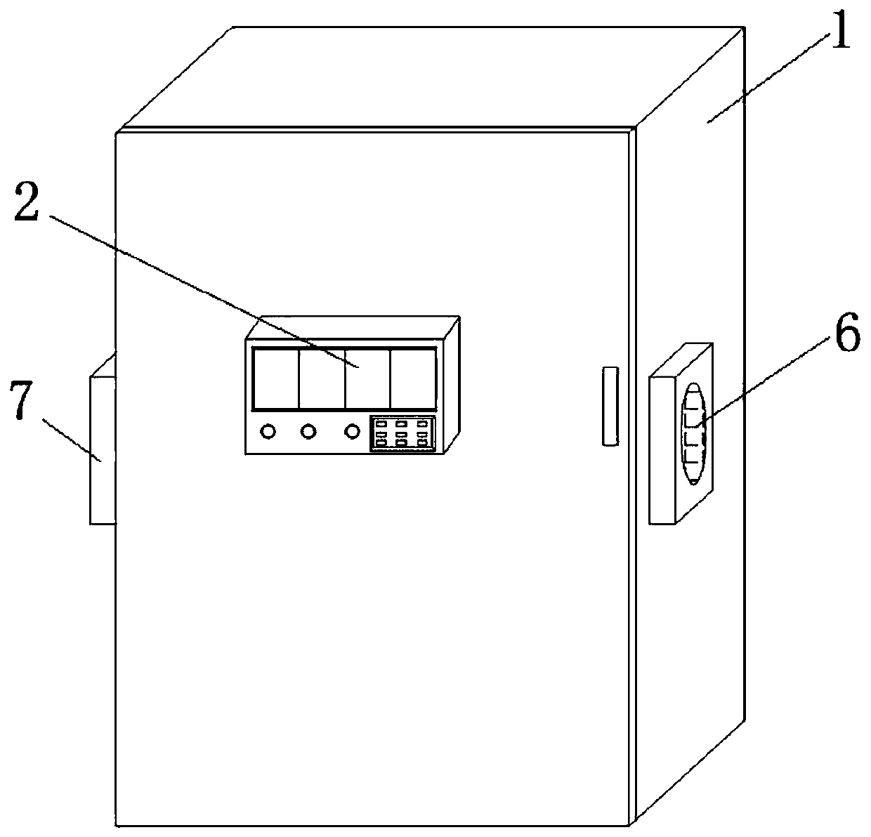 A distribution box based on visual intelligent controller