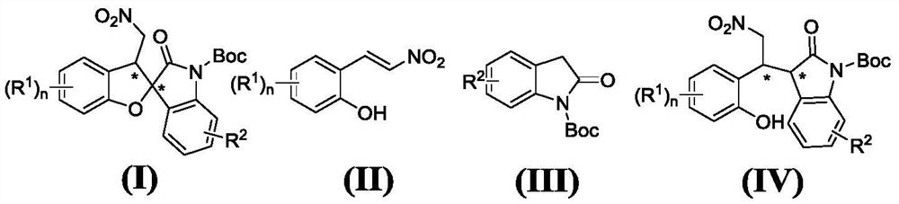 A kind of asymmetric synthesis method of chiral benzofuran spiro indole oxide compounds