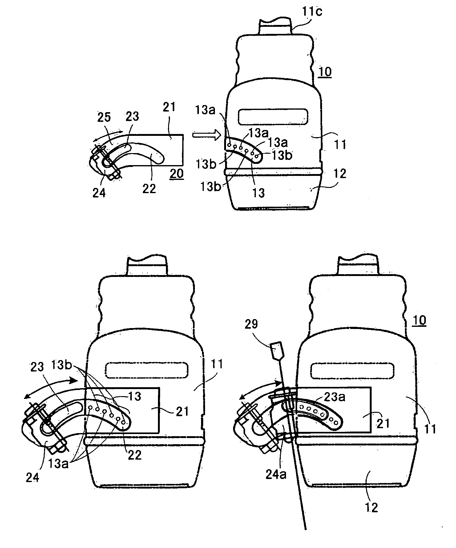 Puncture adaptor, ultrasonic probe for puncture, ultrasonic diagnostic apparatus for puncture, method for detecting angle of puncture needle