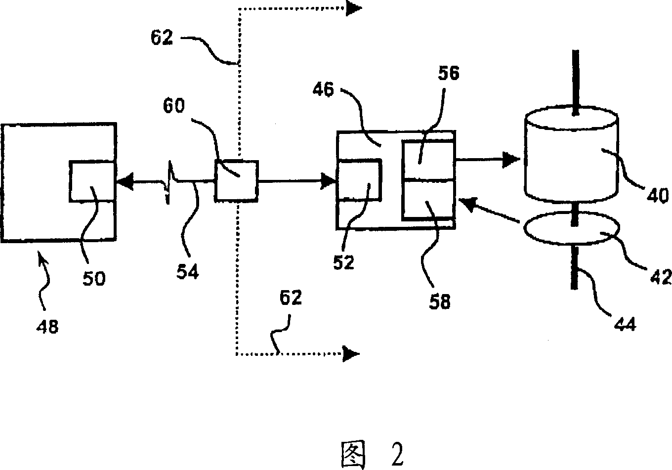 Communication network based on master/slave architecture for connecting sensors and actuators