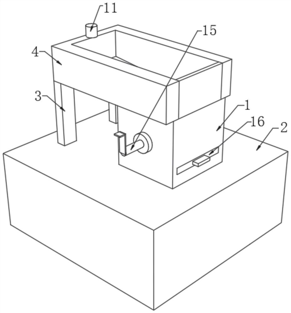 Calcium sulfate whisker powder screening device