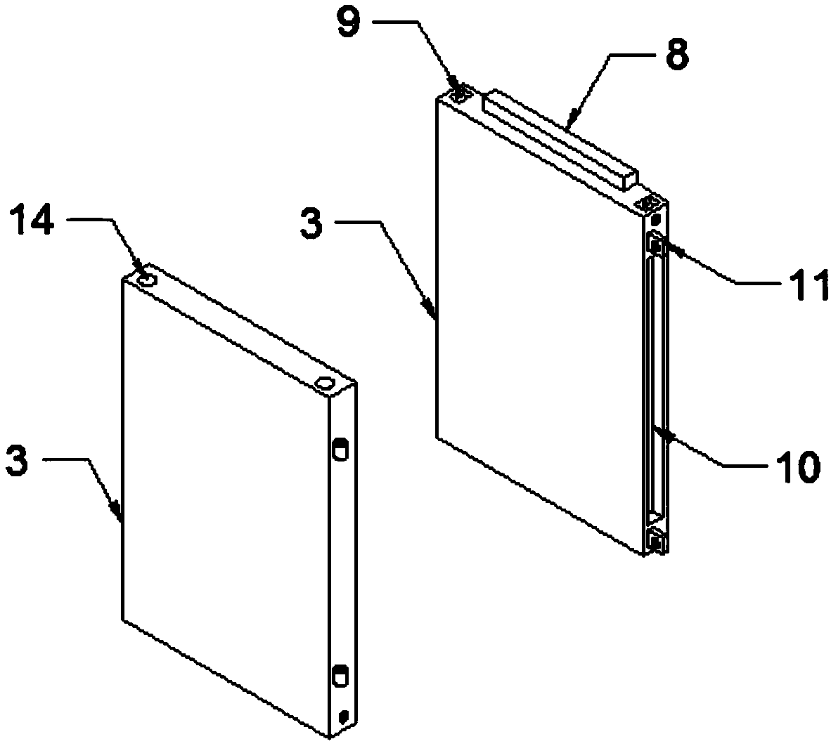 Modular distribution cabinet
