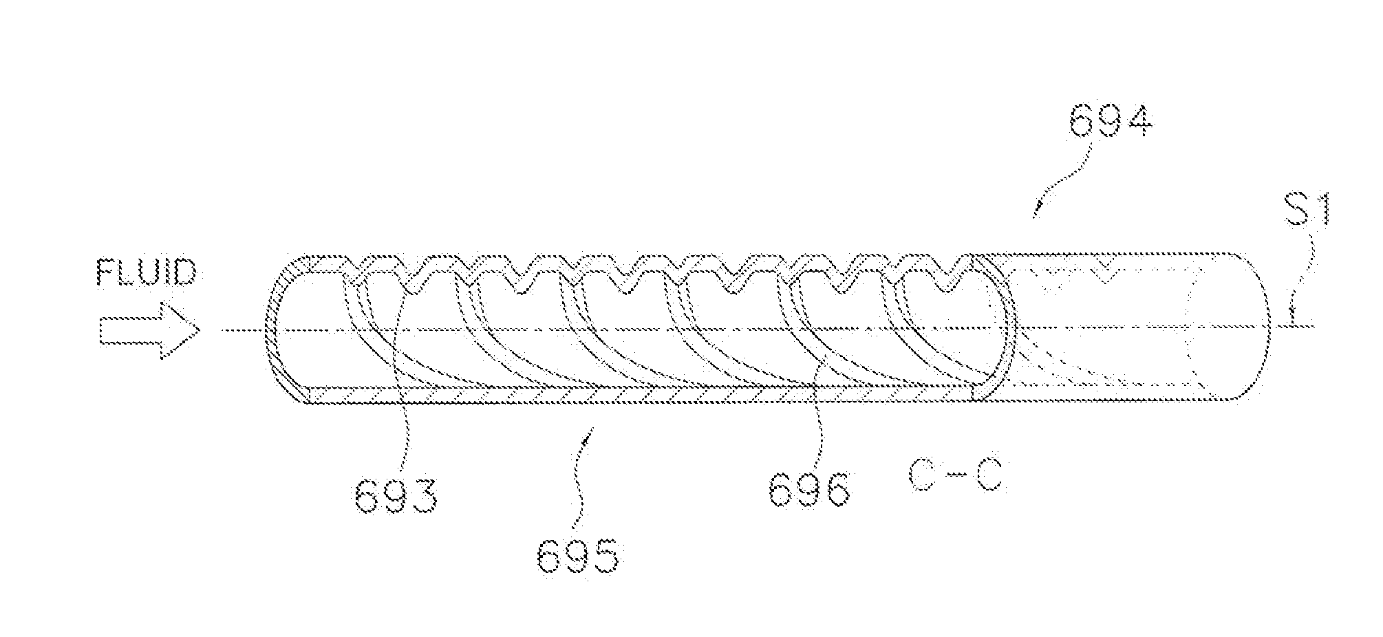 Hot water corrugated heat transfer tube