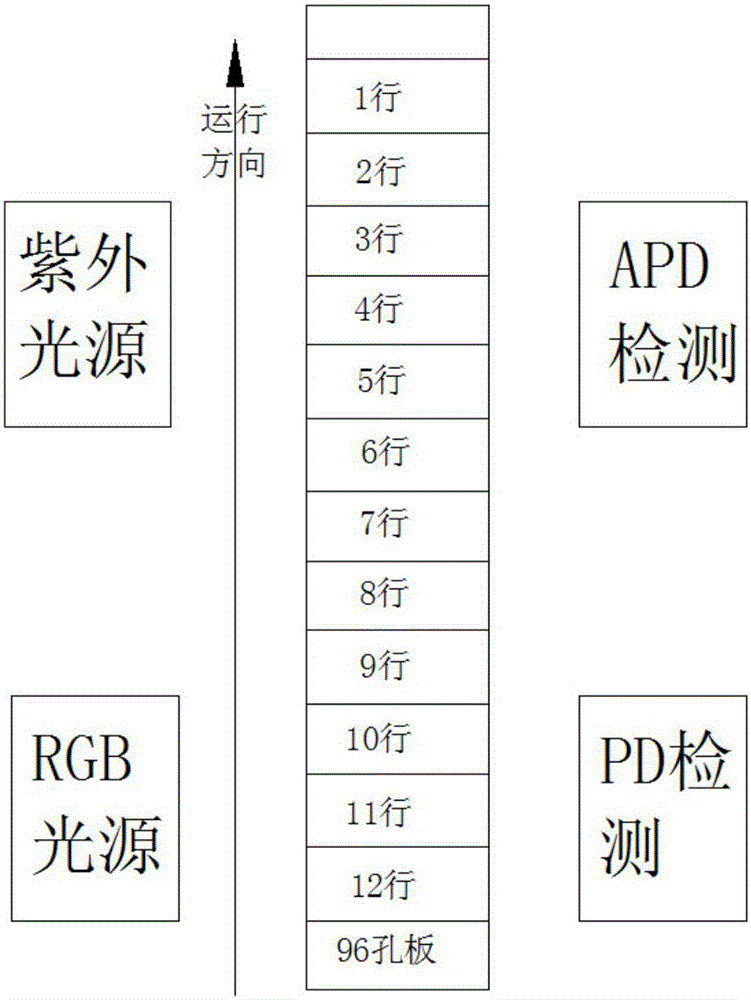 Multi-sample detection device and method