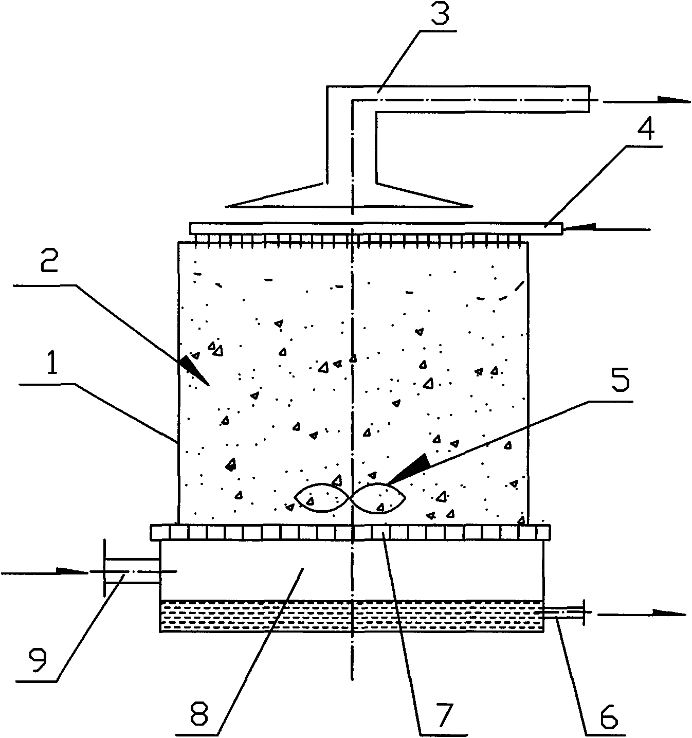 Method for removing heavy metal in solid organic waste compost