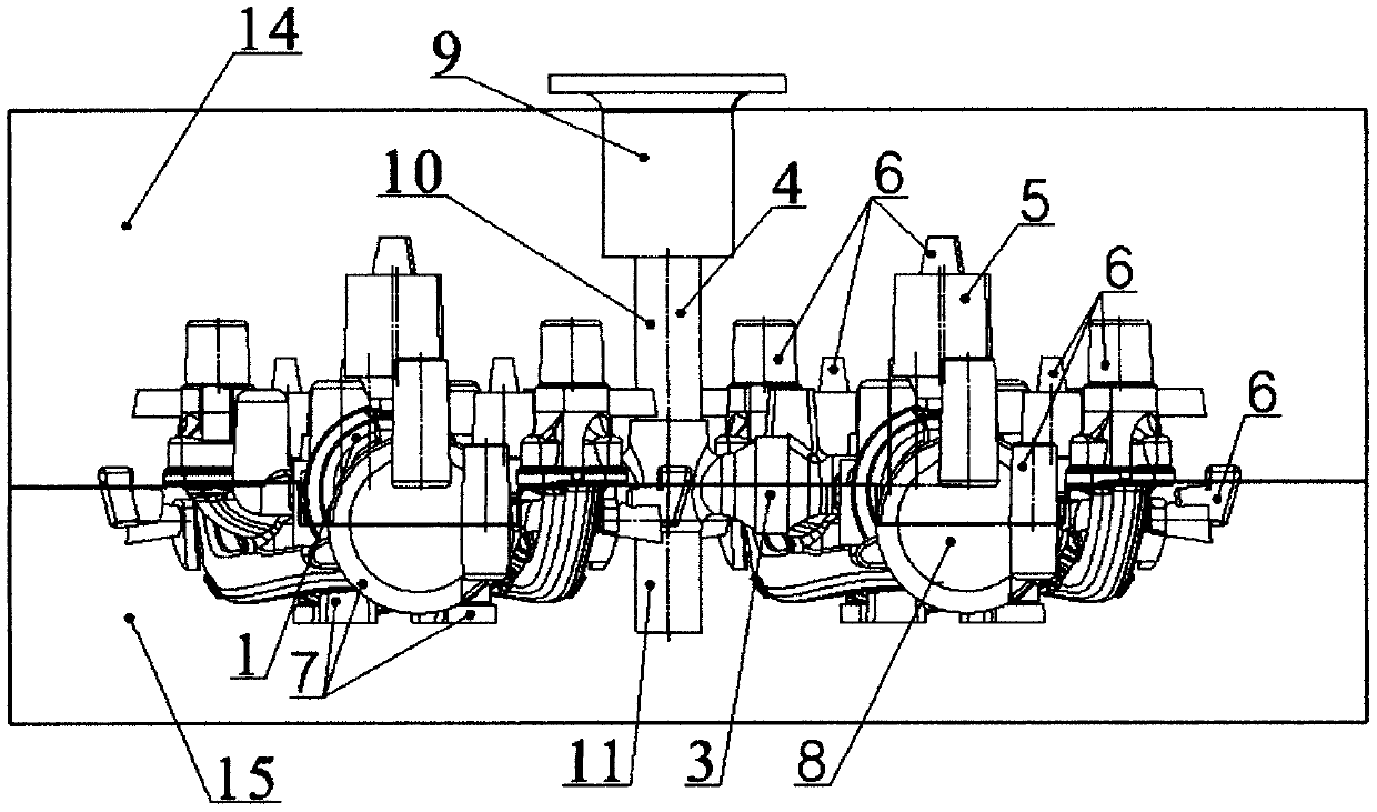 Method for producing turbocharger shell for wet-type casting vehicle
