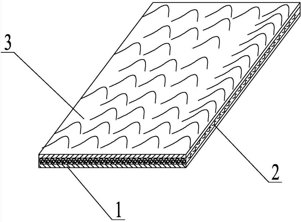 Method for forming floor with wicker as core veneer through once compression molding