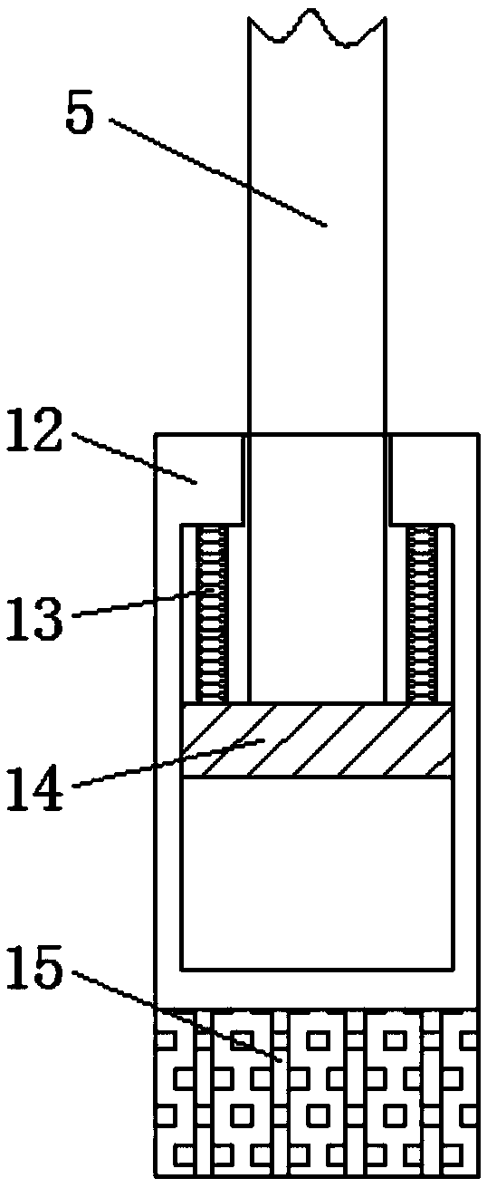 Damping device for mechanical equipment
