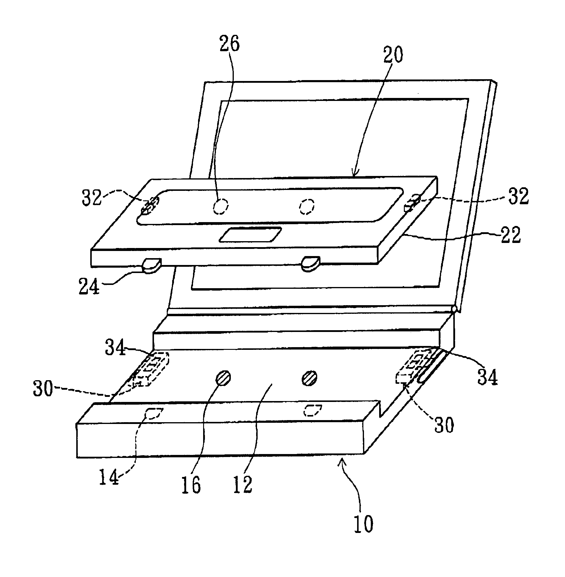 Detachable keyboard structure