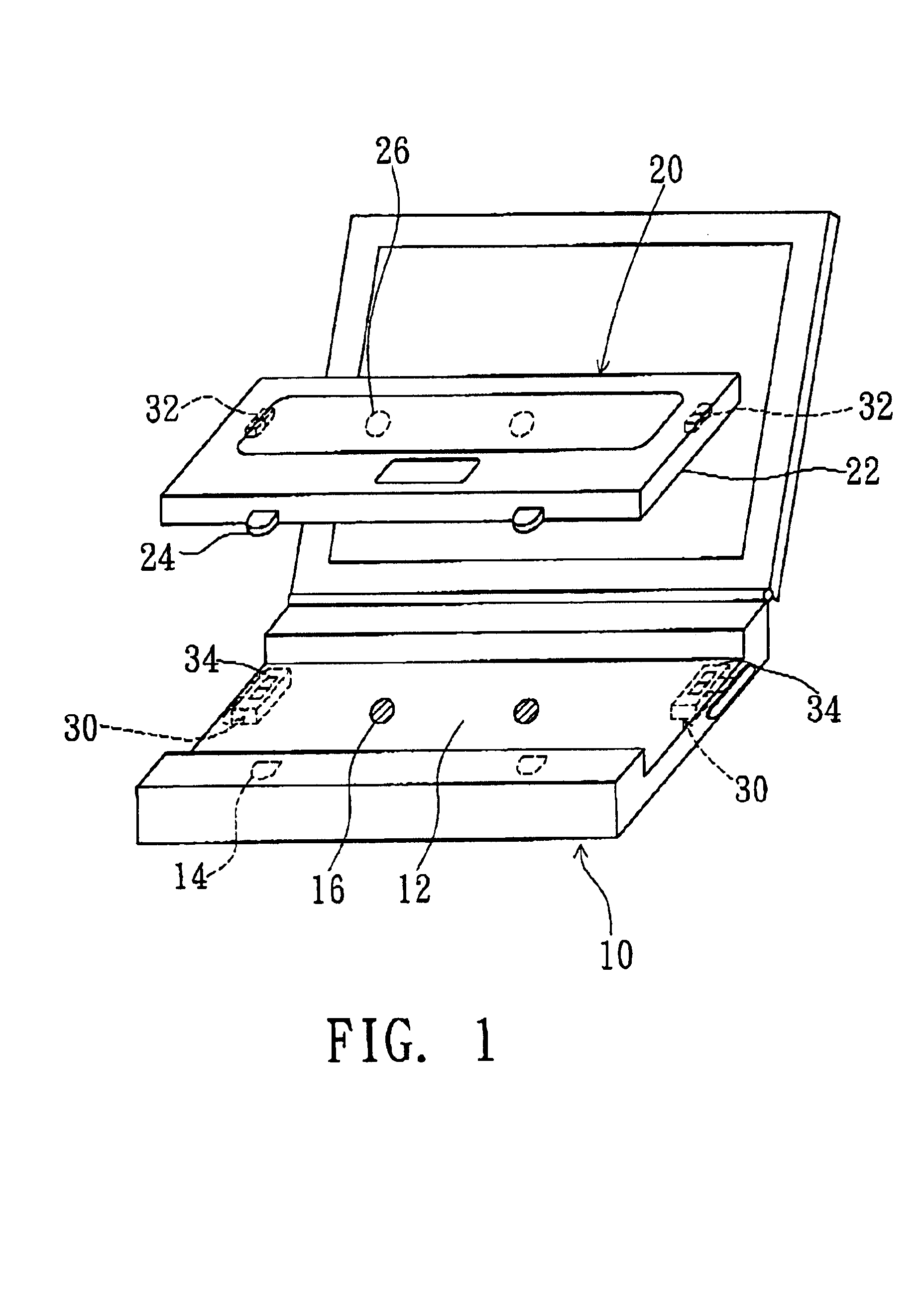 Detachable keyboard structure