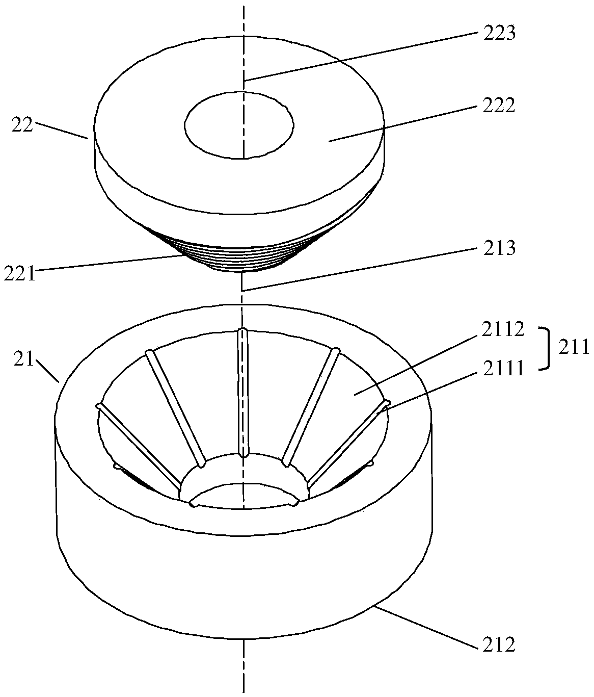 Grinding disc and equipment and method for accurate machining of rolling surface of cylindrical roller