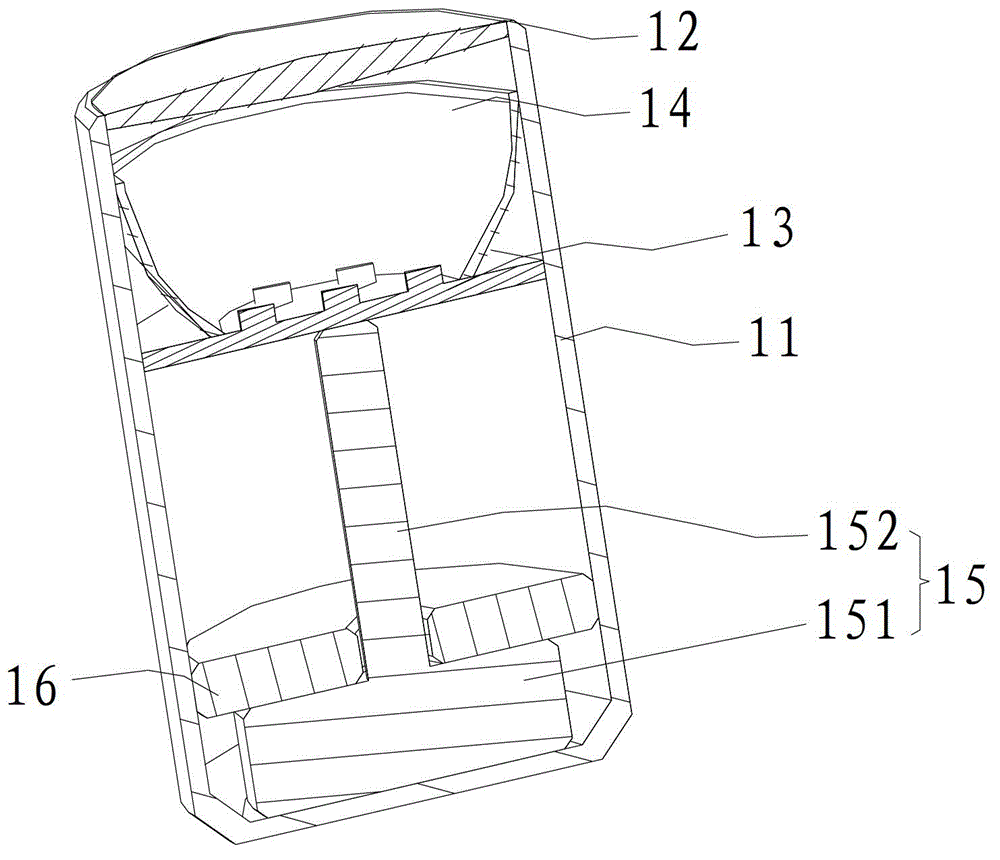 Automatically-focusing light-projecting device