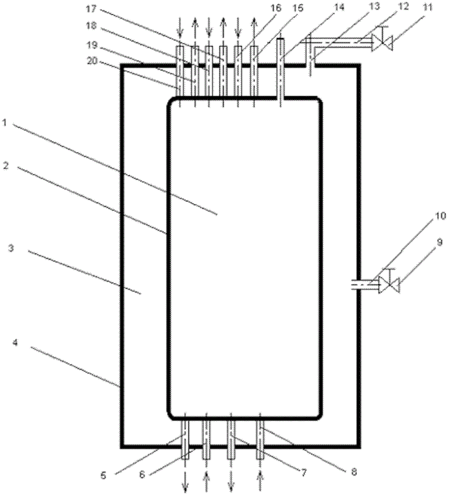 Double-layer shell negative pressure absorption refrigeration and air conditioning equipment