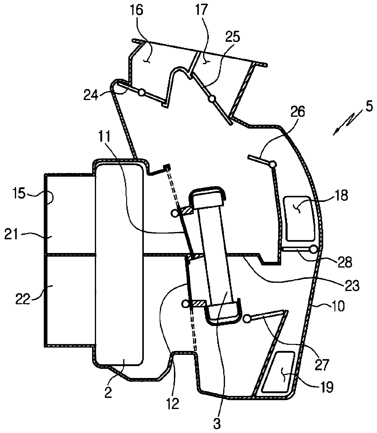 Blower unit of air conditioning device for vehicle