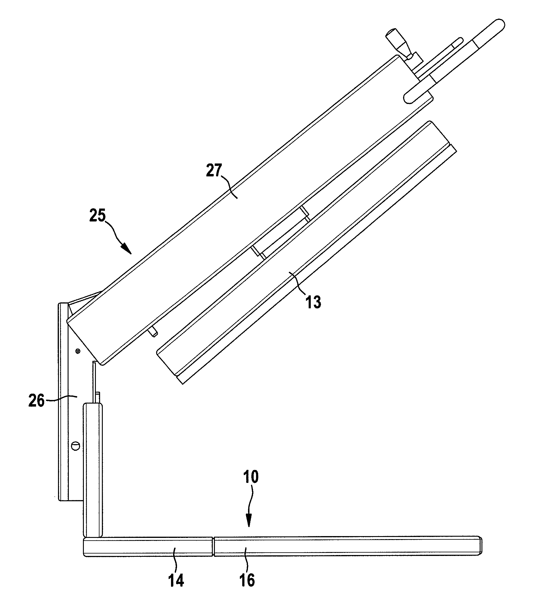 Frame for an upper contact grilling or roasting plate