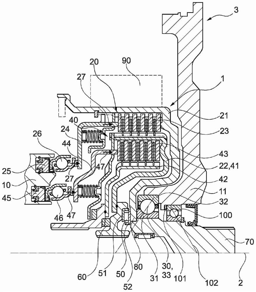 Clutch device, hybrid module and drive arrangement for a motor vehicle