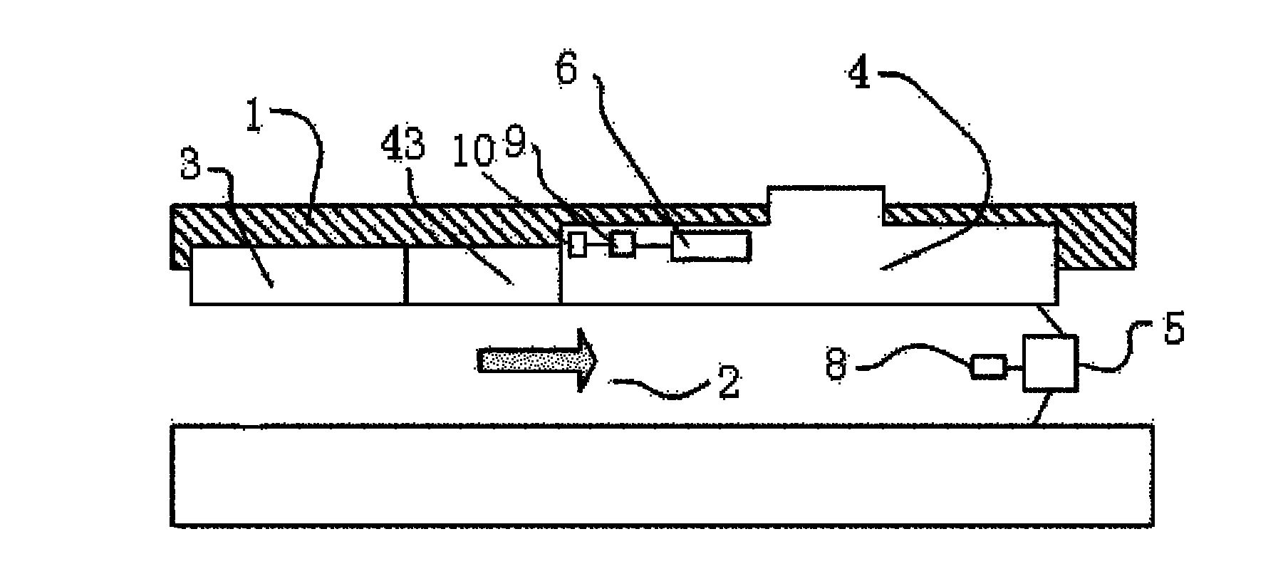 Pressure-while-drilling measuring device and measurement method thereof