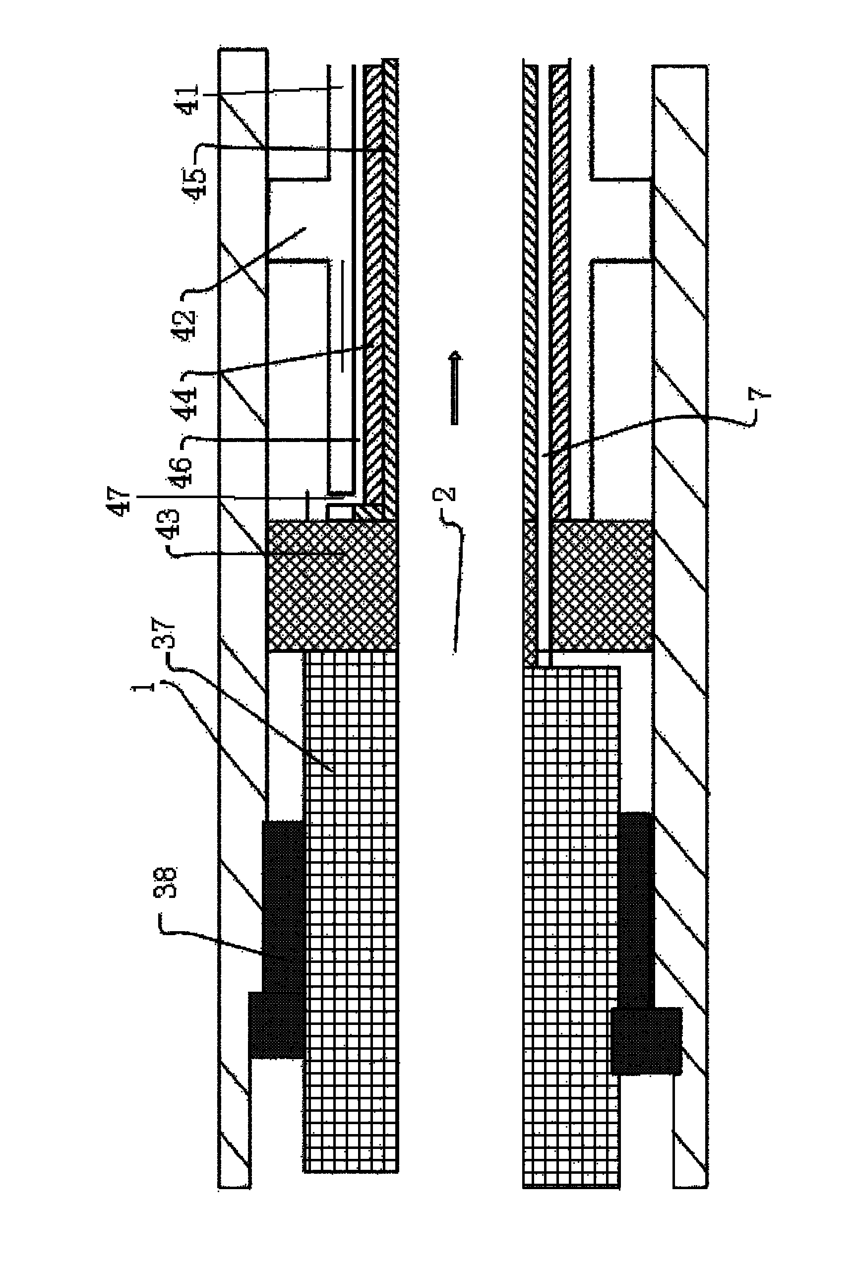 Pressure-while-drilling measuring device and measurement method thereof