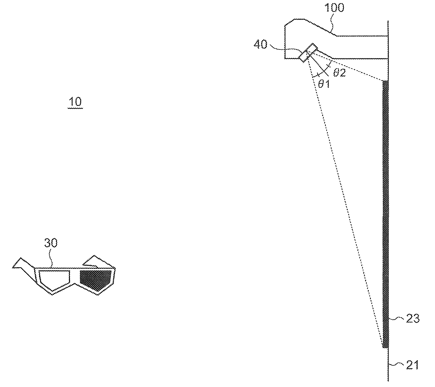 Stereoscopic-image display device