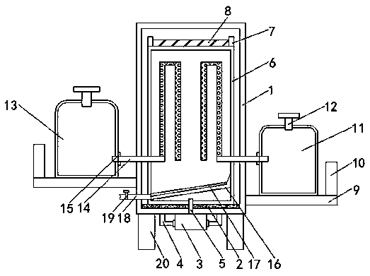 Alkylene-purity detecting device for pharmaceutical and chemical industry