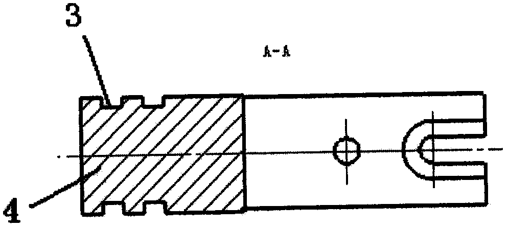 An integral button part for aviation circuit breaker