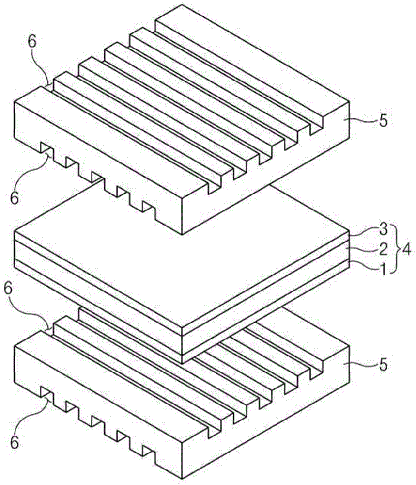 Solid oxide fuel cell with longitudinal and transverse channels